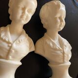 Cast alabaster bust