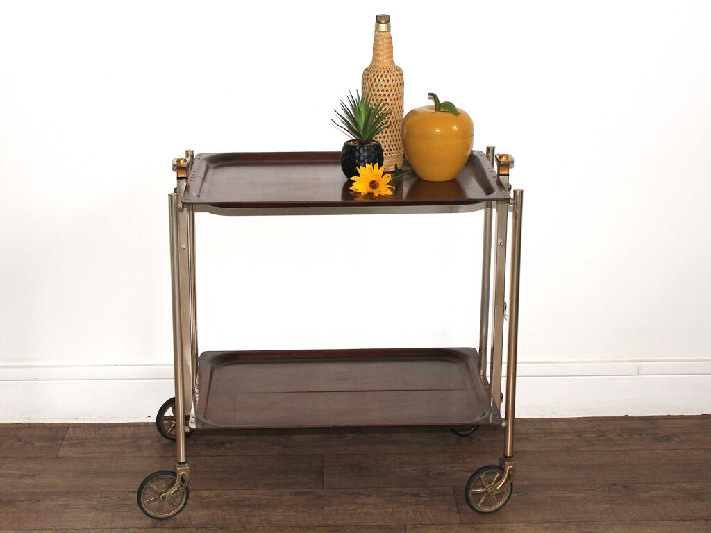 Vintage textable folding table-dessert