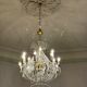 Crystal beaded chandelier, circa 1800