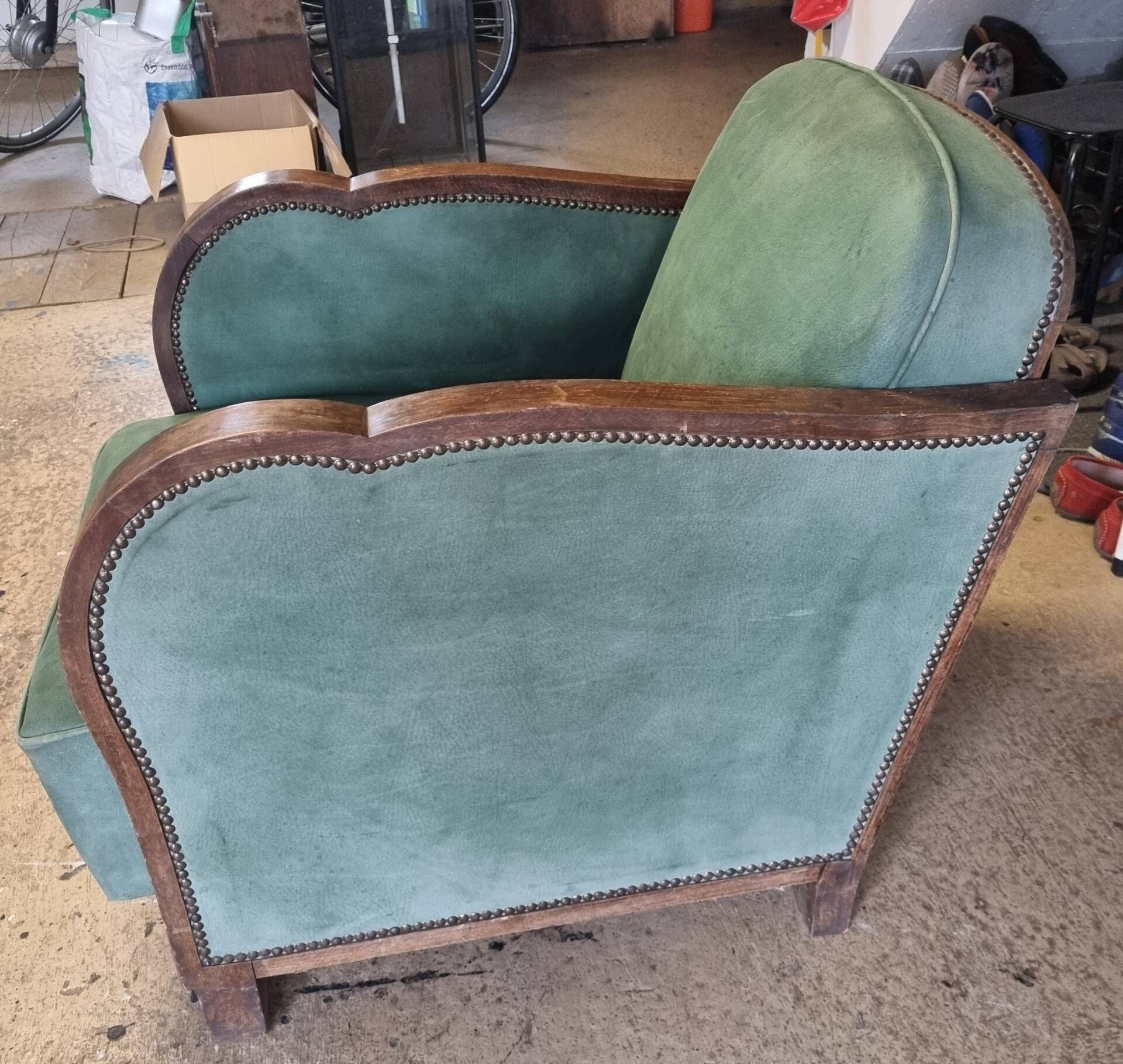 1930s Art Deco rocking chair