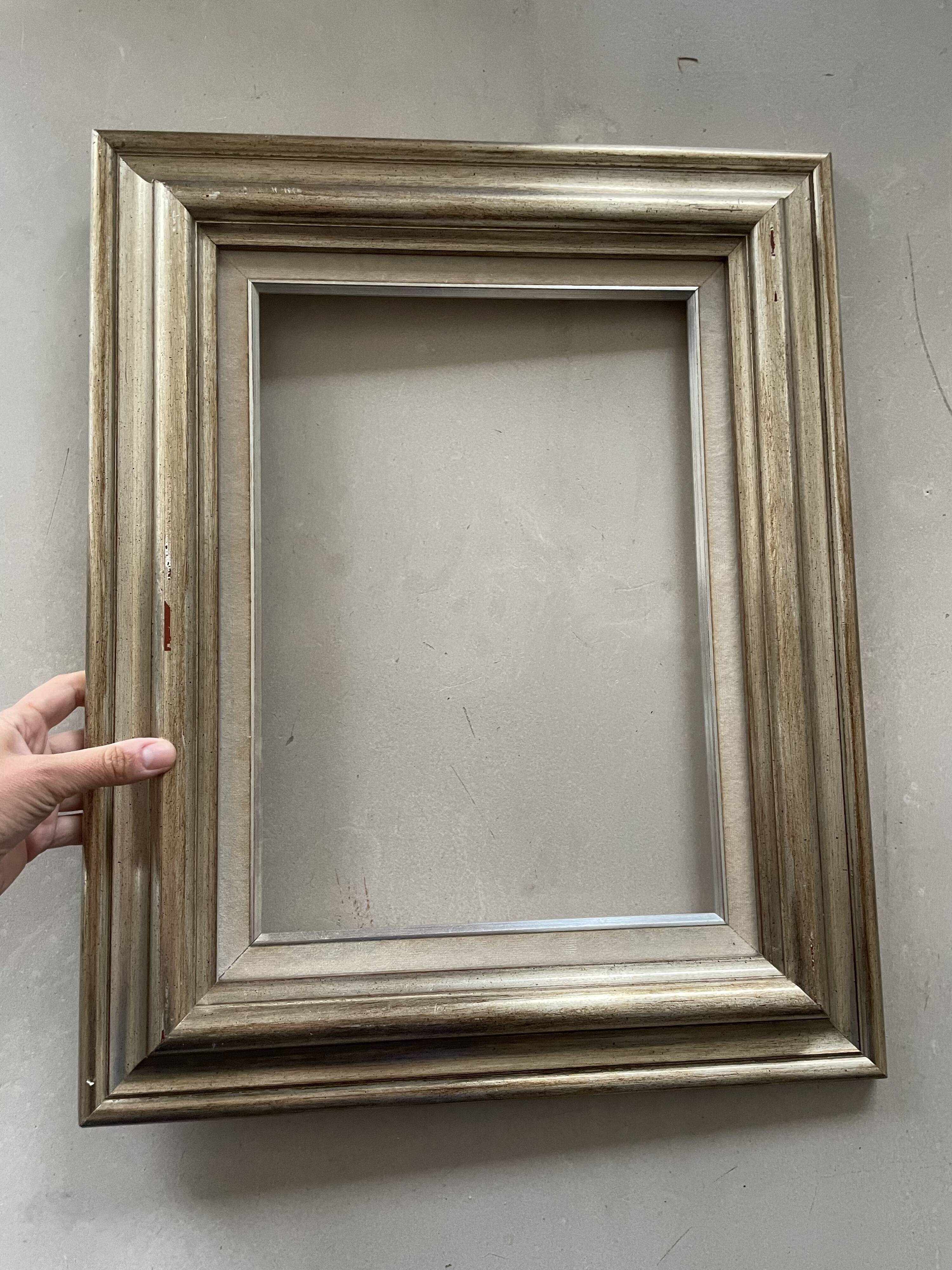 Cadre doré en bois 58x43cm