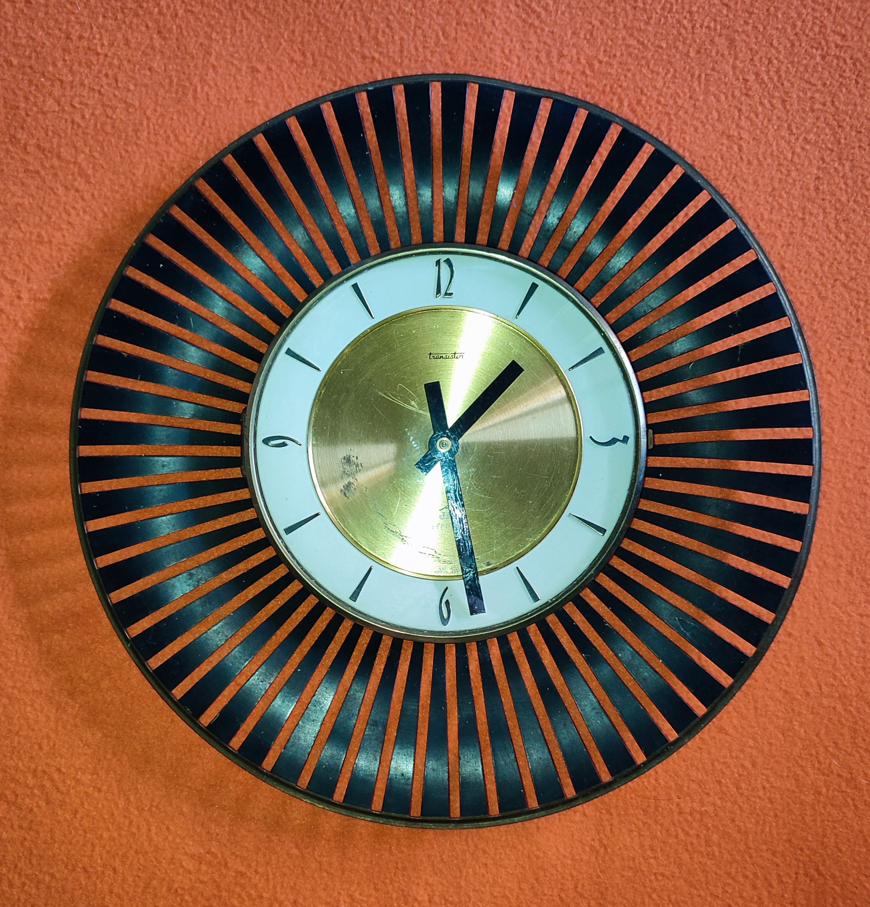 Wall clock JAZ Electric 1950/60's (silent)