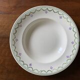6 Longwy soup plates