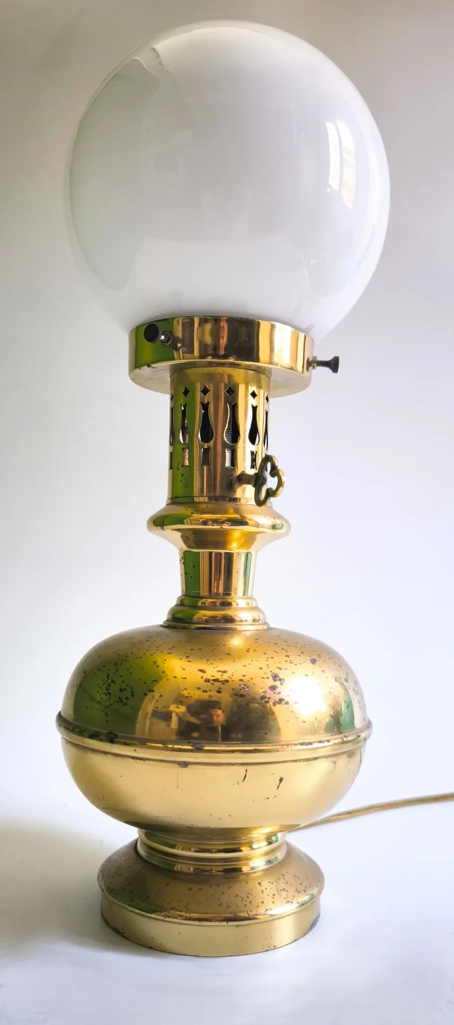 Mid Century lamp in Neoclassical Revival style