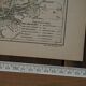 Map of Savoy, printed antique from 1889.