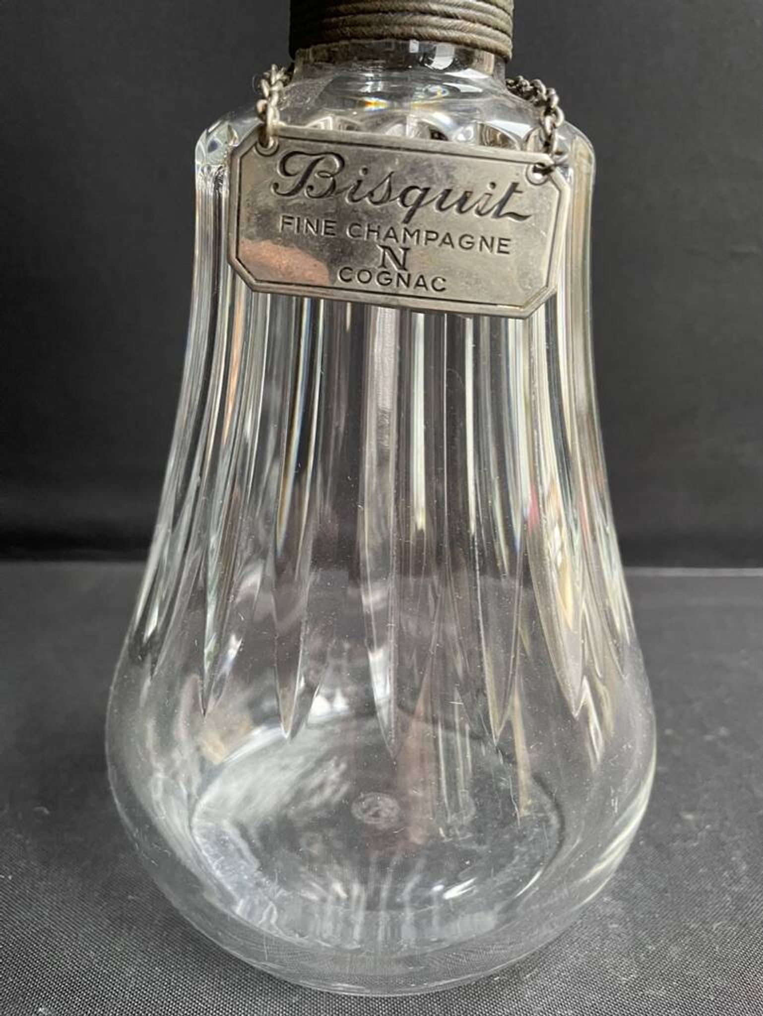 Carafe estampillée Baccarat - Biscuit Fine Champagne Cognac Napoléon