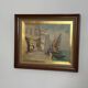 Swedish Oil on Panel – “Venice” by Knut Norman – Vintage & Framed