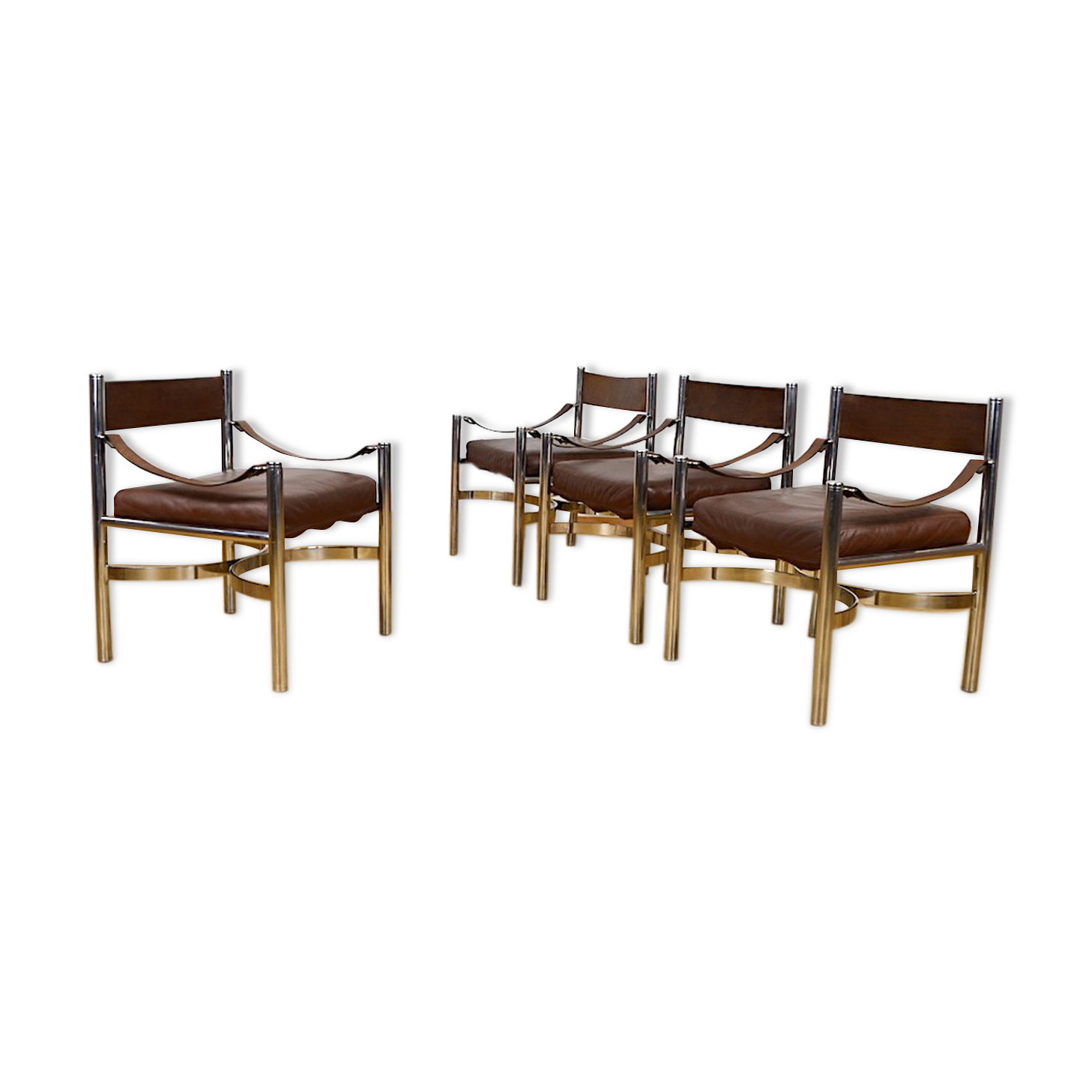 Pair of Vintage Armchairs Edition Dada Industrial Design, Italy 1970