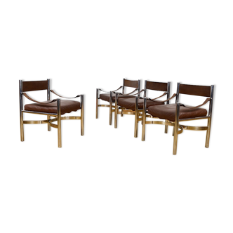 Pair of Vintage Armchairs Edition Dada Industrial Design, Italy 1970