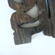 Old wooden pediment