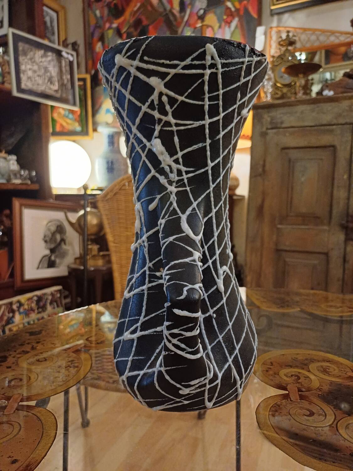 Beautiful Vintage Vase, Vallauris Ceramics 1950, 1960