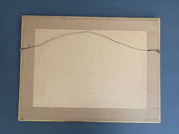 Dessin sur papier par Léon Broquet Chatillon-sur-Morin Marne 1914