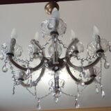 Murano grapefruit chandelier