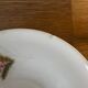 Vintage set of 7 cups and saucers in porcelain with defects.