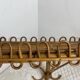 Shelf or wall console in rattan and bamboo