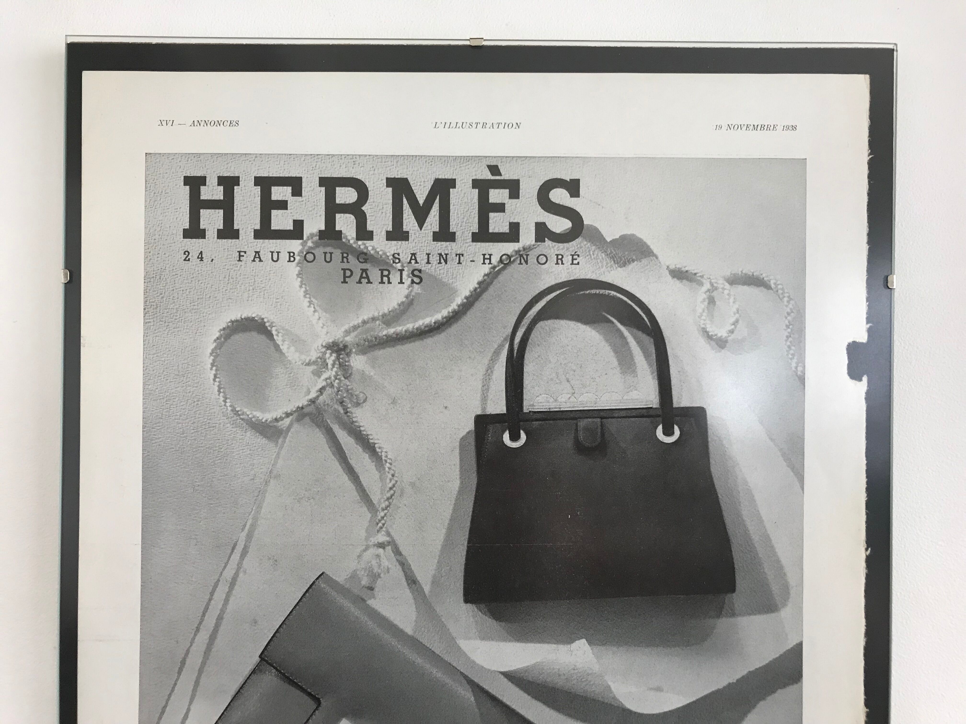 Affiche publicitaire Hermès 1938