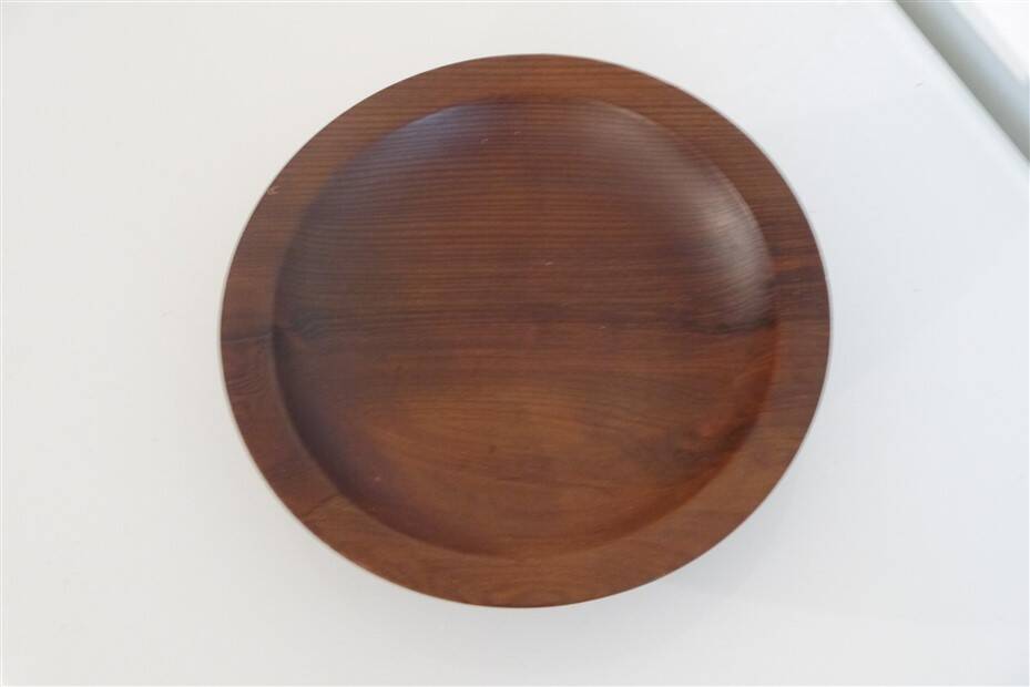 Vintage Scandinavian teak pocket emptier