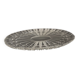 Oval crystal dish