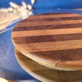 Vintage trivet in olive wood