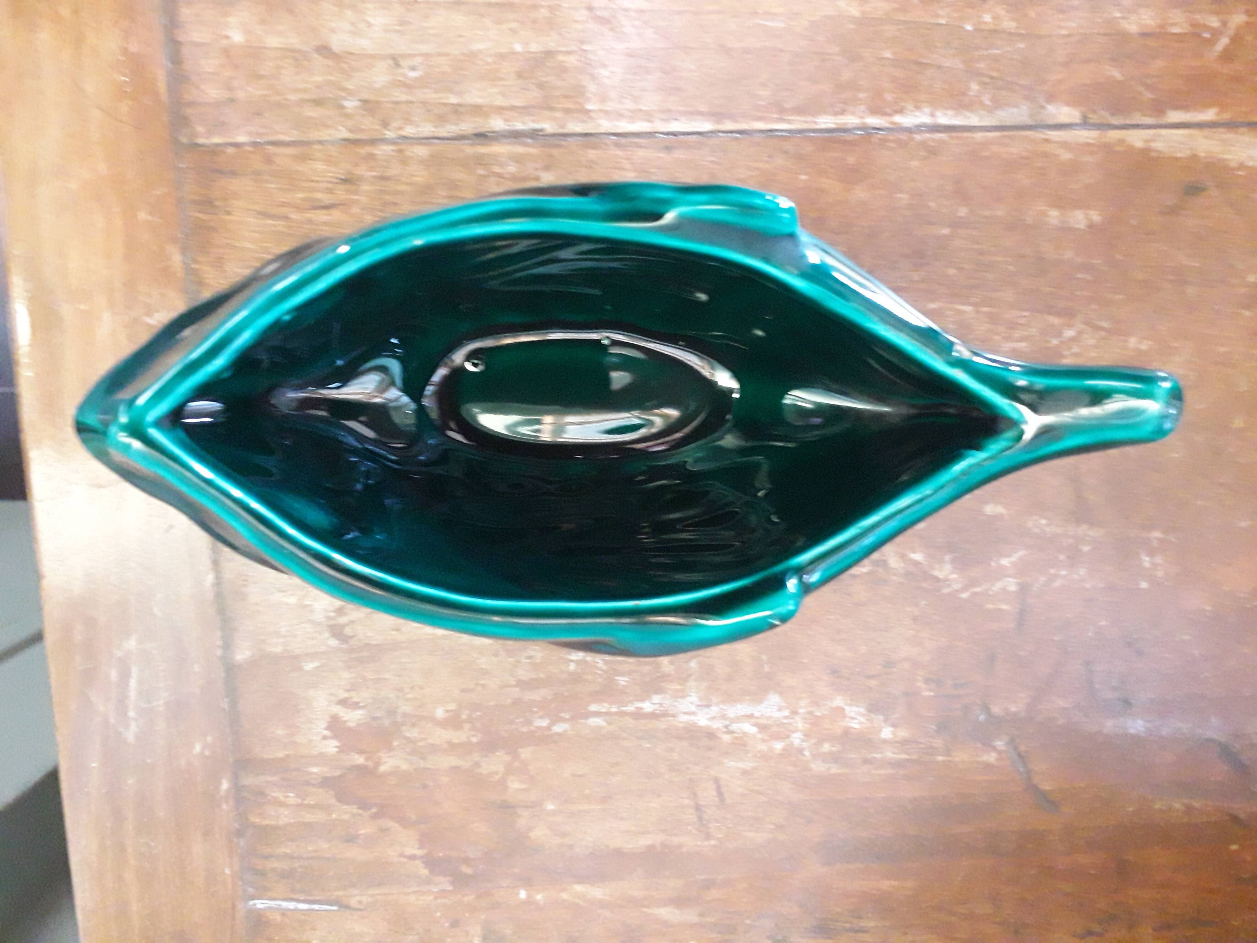 Empty Vallauris pocket in the shape of a fish