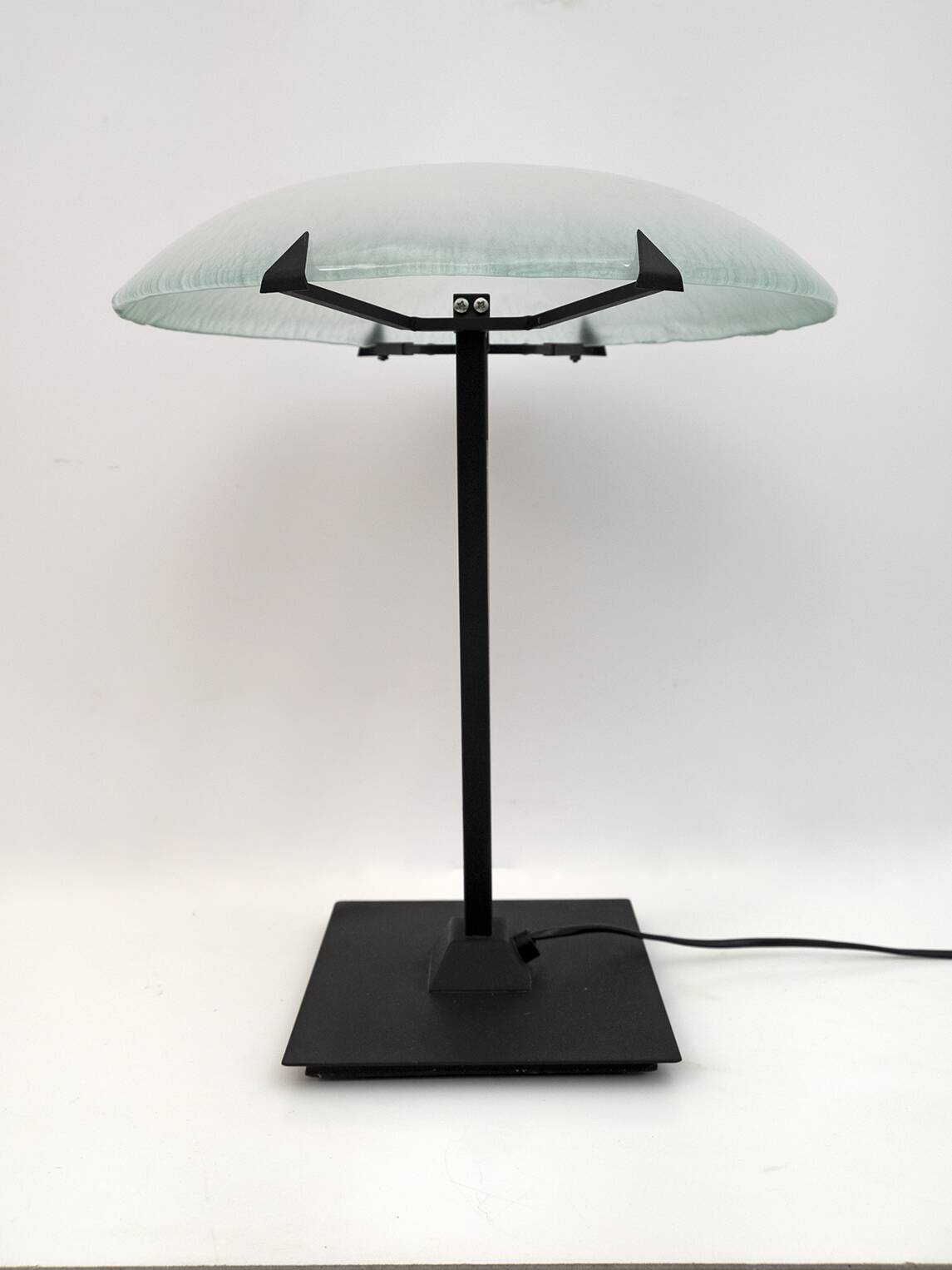 Post Modern Italian Murano Glass Mushroom Table Lamp, 1980s