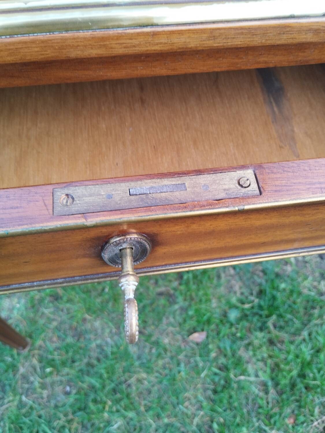 Antique Louis XVI style desk with drawers