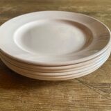 Powder pink plates St-Amand