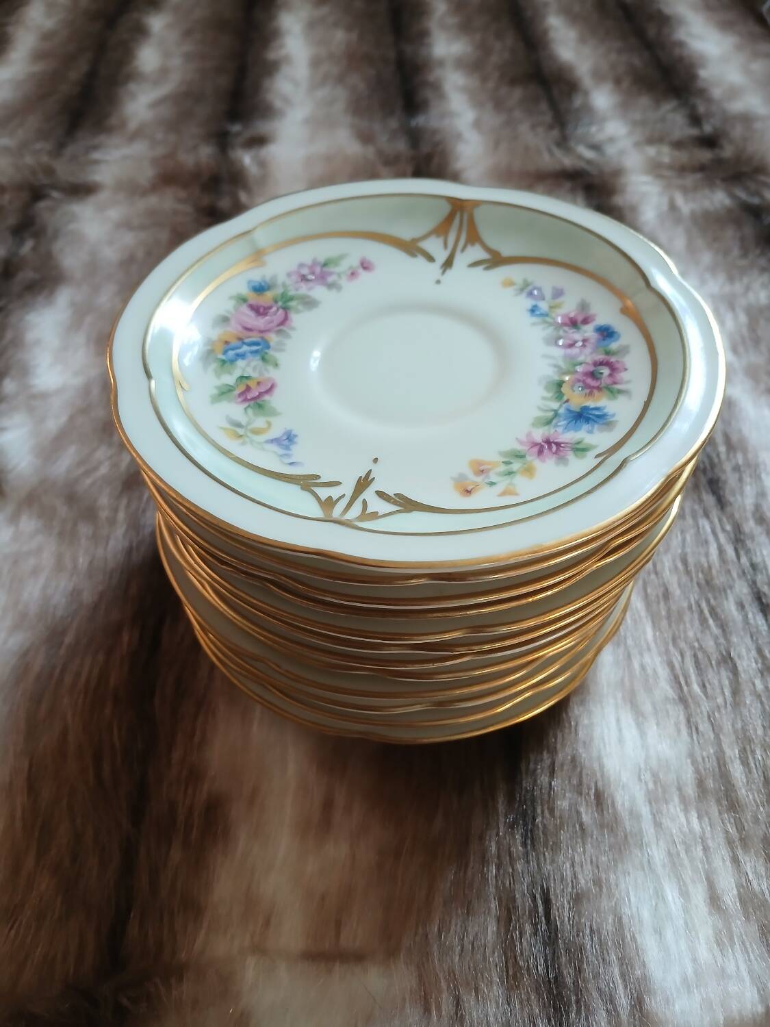 Antique fine porcelain tea set