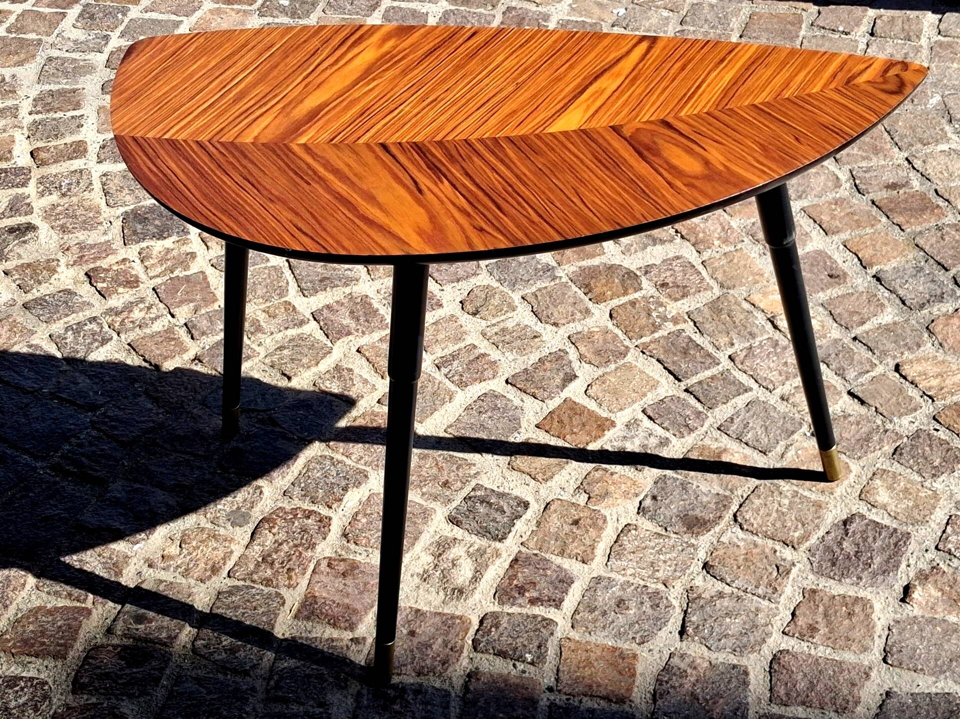 Vintage coffee table with 1970s Scandinavian design.