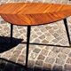 Vintage coffee table with 1970s Scandinavian design.