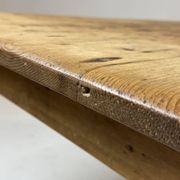 English antique pine dining table