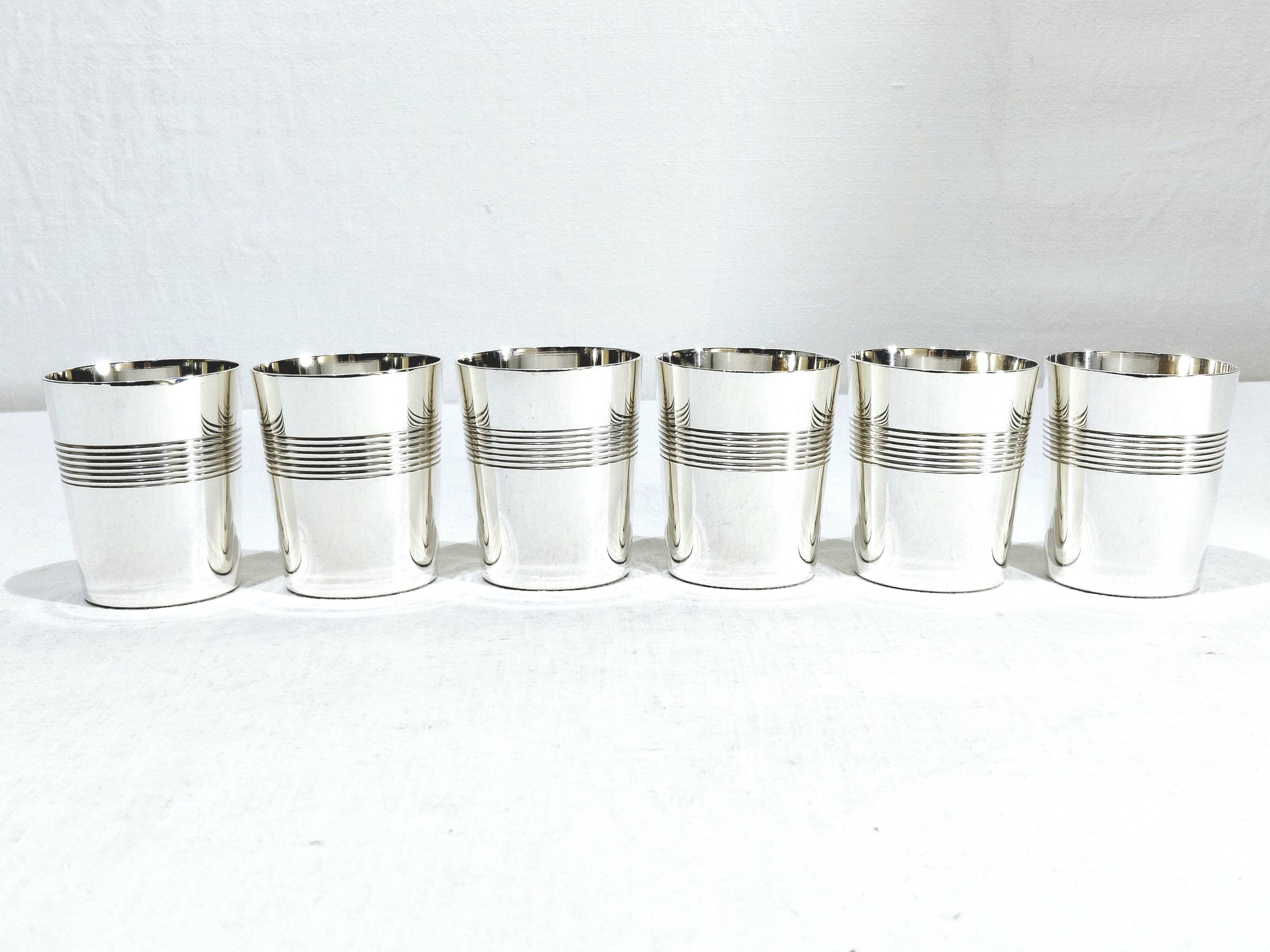 Ercuis - set of 6 cups