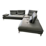 Leather sofa Scenario Roche Bobois