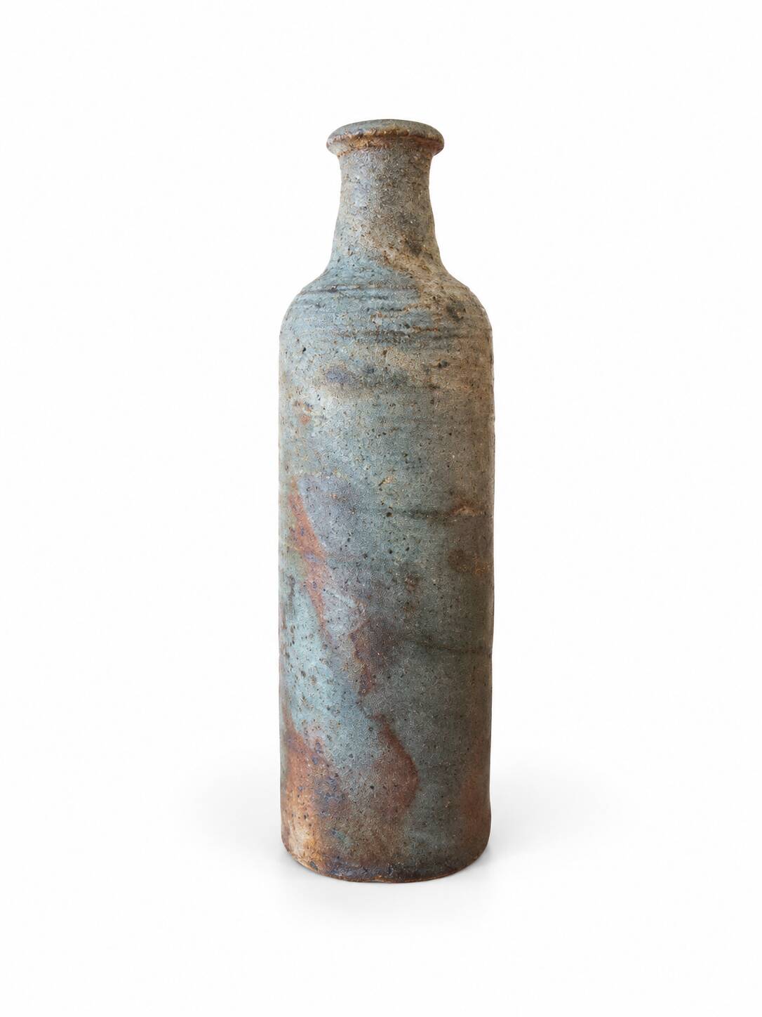 Pair of antique stoneware bottles from Normandy – Ger