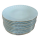 11 antique porcelain dessert plates