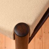 Pair of Scandinavian chairs in Rio rosewood