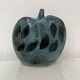 Openwork ceramic apple lamp from Les Grottes Dieulefit