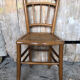 Chair bistrot in wood turned 70s vintage