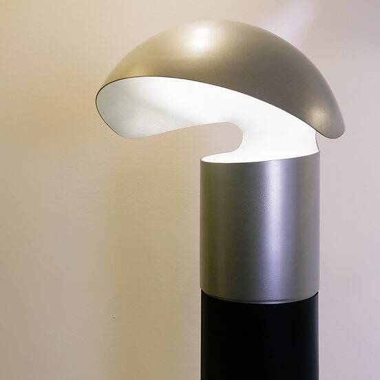 Metal Lacquered Floor Lamp Franco Buzzi Ceriani style - 1970s