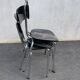 Black marbled formica chairs