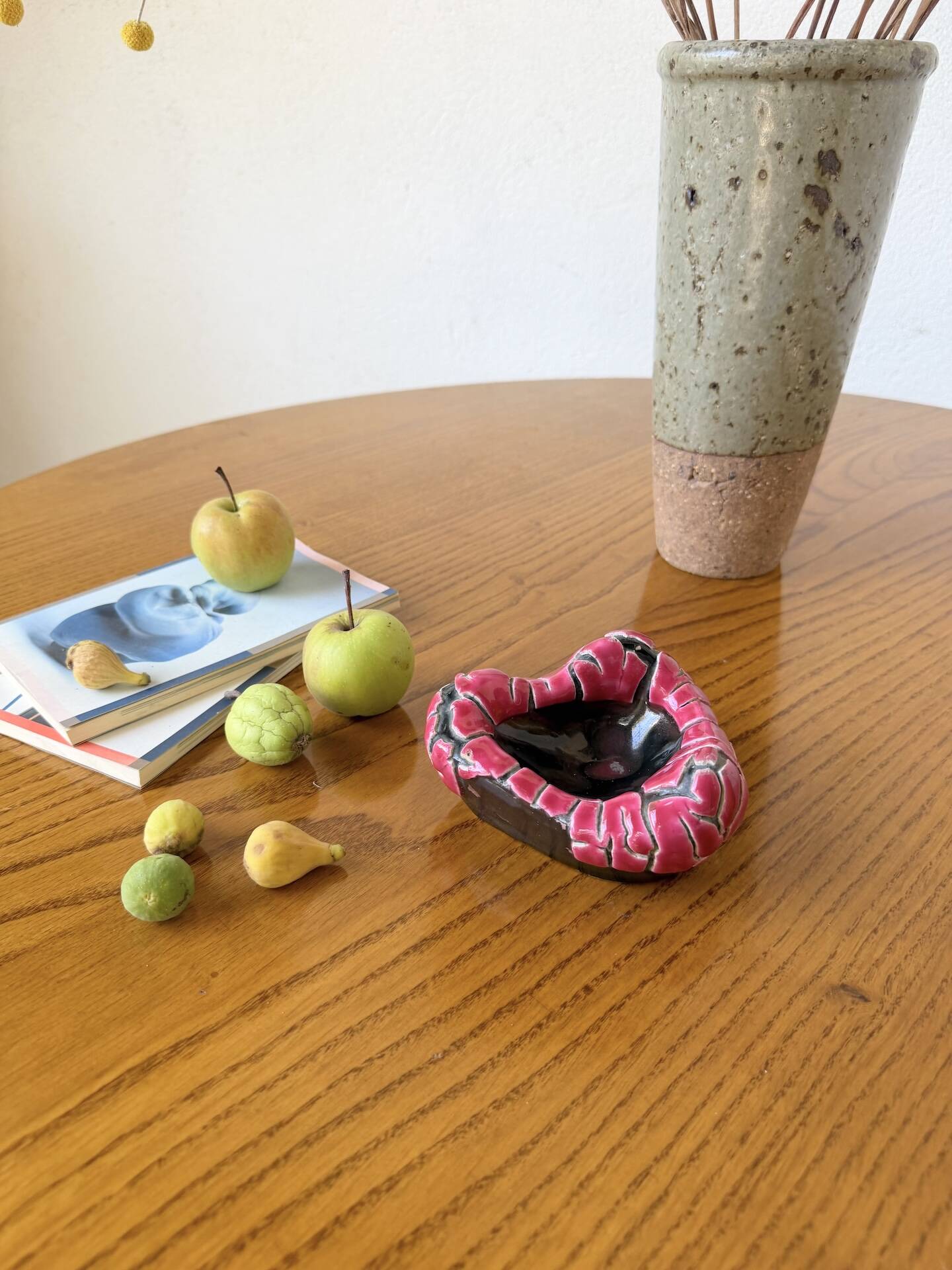 Fatlava style ashtray Vallauris pink