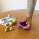 Fatlava style ashtray Vallauris pink