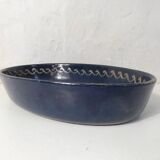 ancien plat en terre cuite vernissée