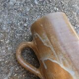 Service mazagrans and decanter in enamelled stoneware.