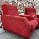 pair of vintage 60s armchairs