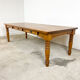 Country house wooden dining table
