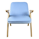Light blue bunny armchair by józef chierowski
