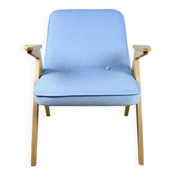Fauteuil en forme de lapin bleu clair par Józef Chierowski