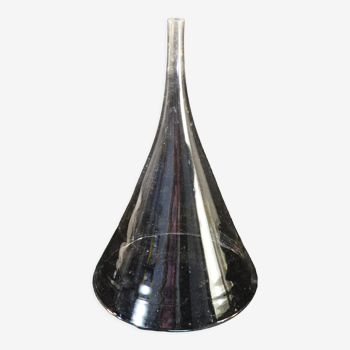 Old large funnel in blown glass 28 cm