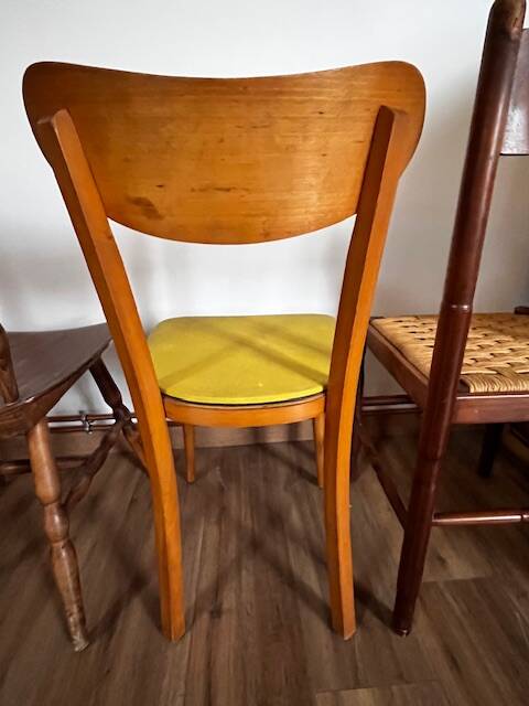 Set of 4 mismatched chairs